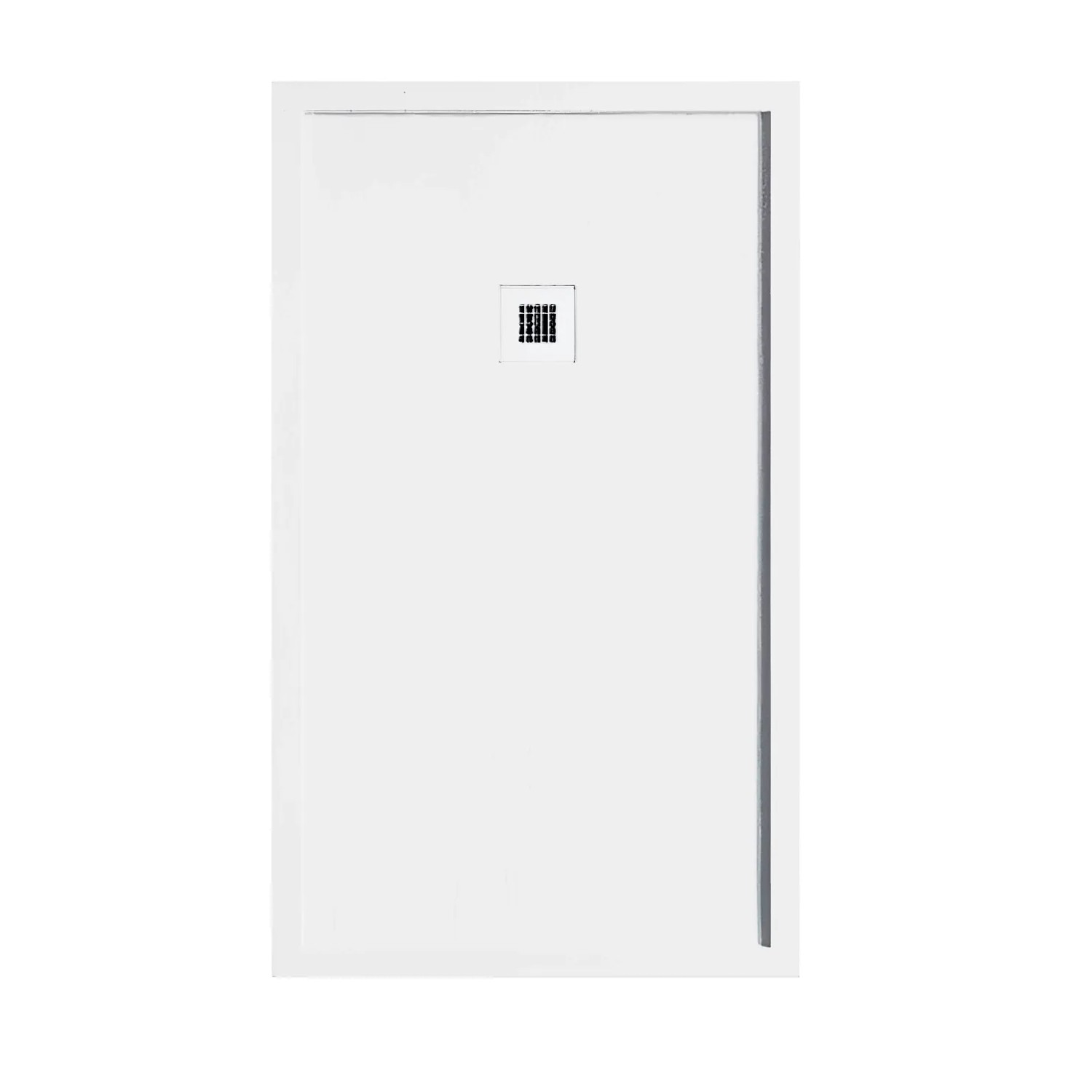 Stano Mineralguss Duschwanne Extra Flach Mit Rand Sarin Weiss 80x180cm