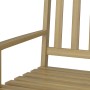 Detailansicht der Gartenbank Kentwood aus Akazienholz in Teakoptik, 2-Sitzer.