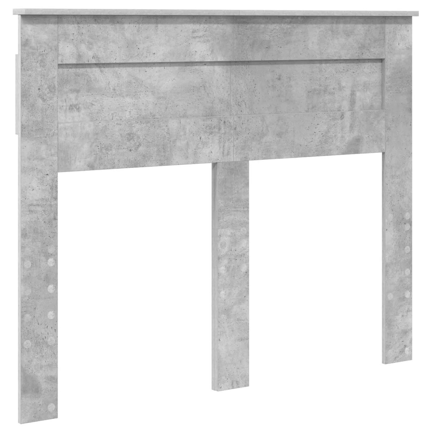 vidaXL Kopfteil mit Kopfteil Beton Grau 120 cm Holzwerkstoff 888128