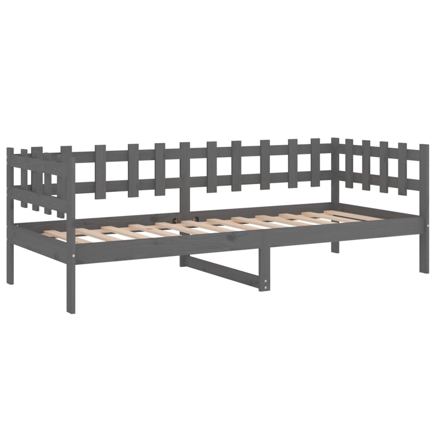 vidaXL Tagesbett Grau 80x200 cm Massivholz Kiefer1280265 günstig online kaufen