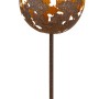 Globo Solarleuchte Regenschirm, Metall schwarz-matt, Ø 20,5 cm, 60 LEDs für stimmungsvolle Außenbeleuchtung.