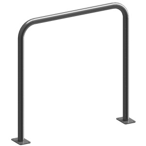 Schake Rohrbügel, 1000x1000 mm, feuerverzinkt, zur Dübelbefestigung. Baugerät für den Außenbereich.