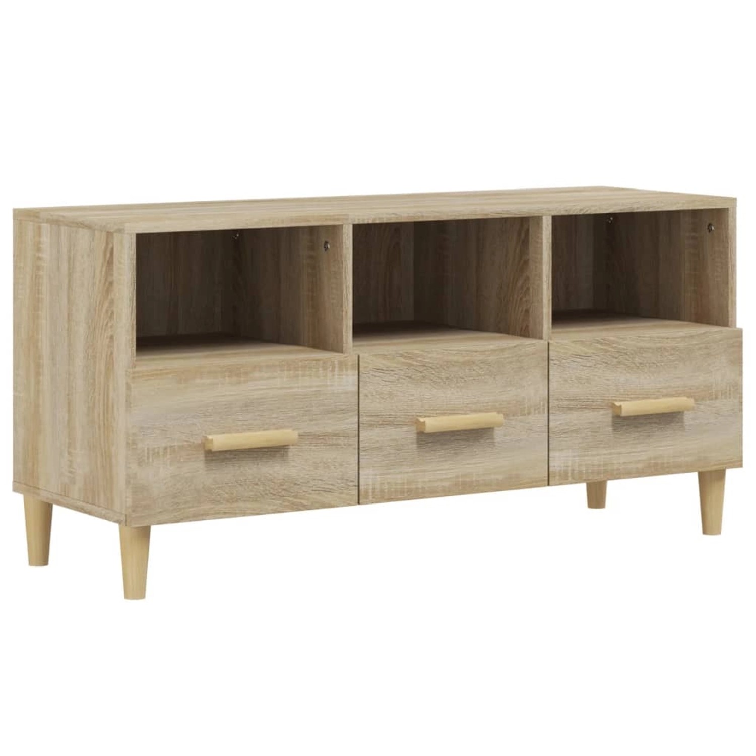 VidaXL TV-Schrank Sonoma-Eiche 102x36x50 cm Holzwerkstoff  Modell 1 günstig online kaufen