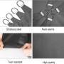WOLTU Sonnensegel Sonnenschutz PES Windschutz UV Schutz Grau 3x4 m_5