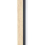 Eglo LED-Stehleuchte Camacho in Natur und Schwarz. Moderne Design-Stehlampe mit Touch-Funktion.