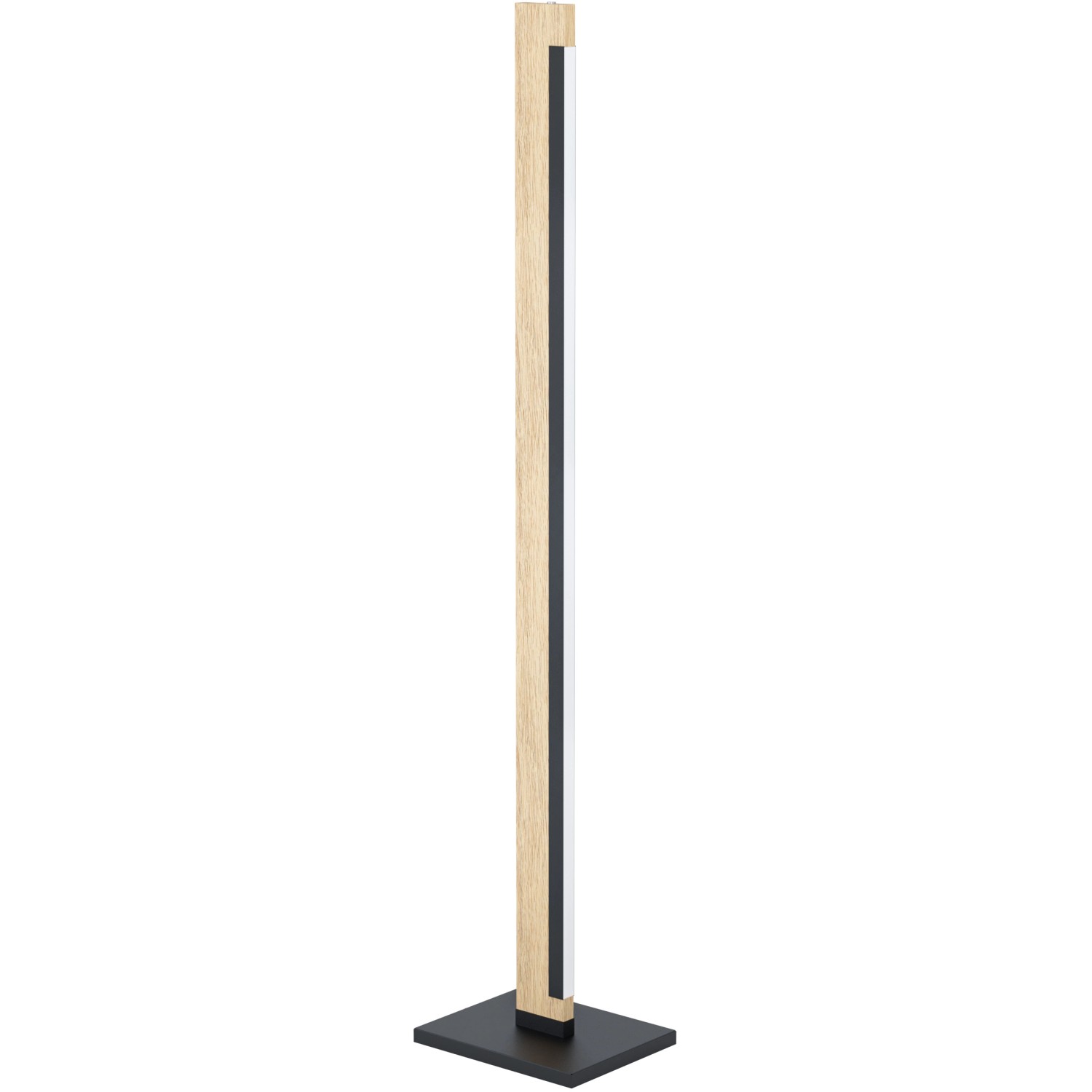 Eglo LED-Stehleuchte Camacho Natur-Schwarz