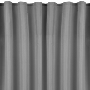 Bestlivings Dekoschal Ellen 2er Set, anthrazit, 140x245 cm, mit Universalband und Raffhalter.