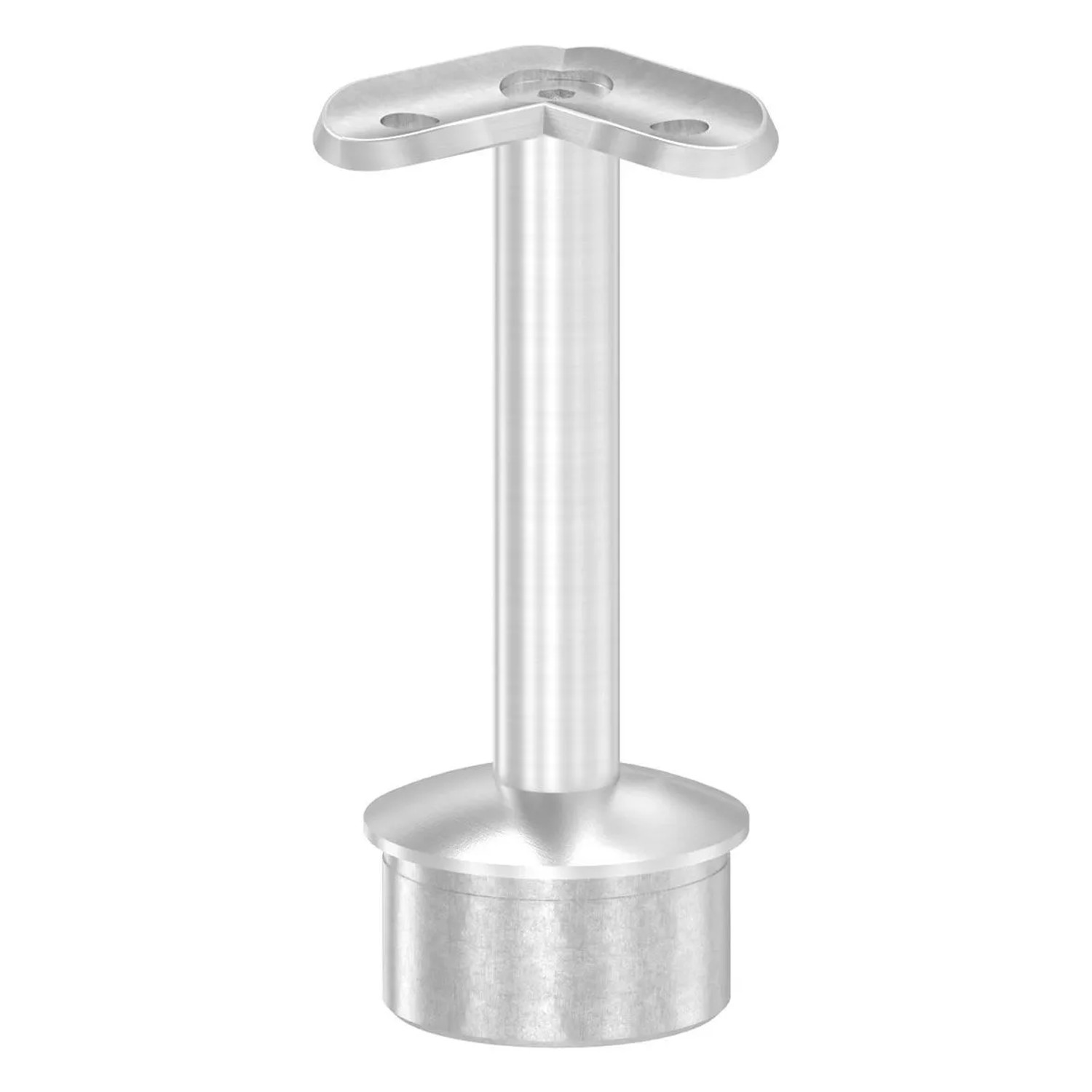 FeNau Handlaufstütze Mit Halteplatte 90 Grad Für Ø 42,4 mm V2A