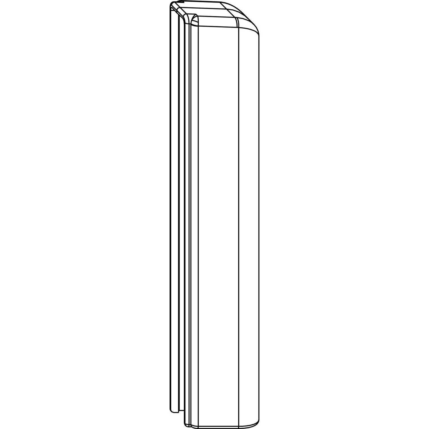 Maco Multi Abdeckung Ecklagerband Pvc Ecklager Abdeckung Kunststoff Titan
