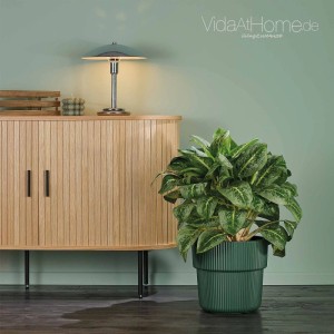 VidaAtHome.de Design-Pflanzgefäß VYLU ø 30cm mit Bewässerungseinsatz Grün