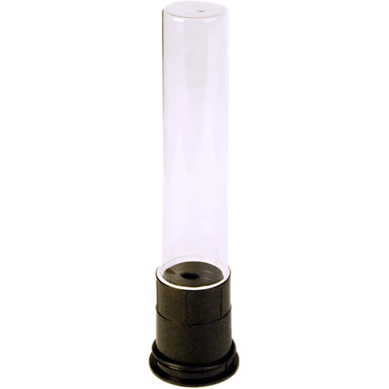 Velda UV-C Teichklärer Clear Line 36 Watt: Klares Gehäuse mit schwarzem Sockel für Teichfilter.