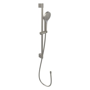 Villeroy & Boch Duschgarnitur Verve Showers, Brushed Nickel Matt, mit 3 Strahlarten.