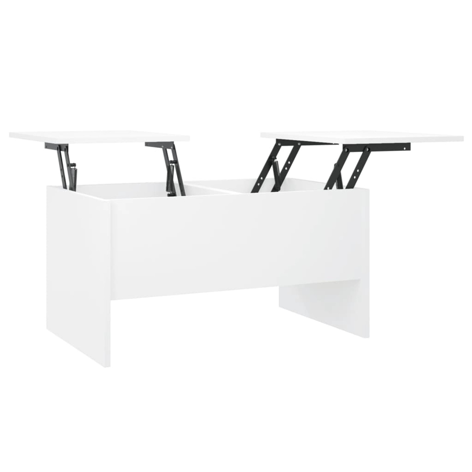 vidaXL Couchtisch Weiß 80x50x42,5 cm Holzwerkstoff 809728 günstig online kaufen