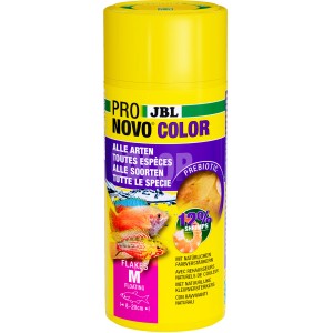 JBL Pronovo Color Flakes M, 250ml Dose Fischfutter für Aquarienfische.