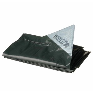 Nature Holzabdeckplane 15x6 m, grüne PE-Plane zum Abdecken von Holz und Gartenmöbeln.