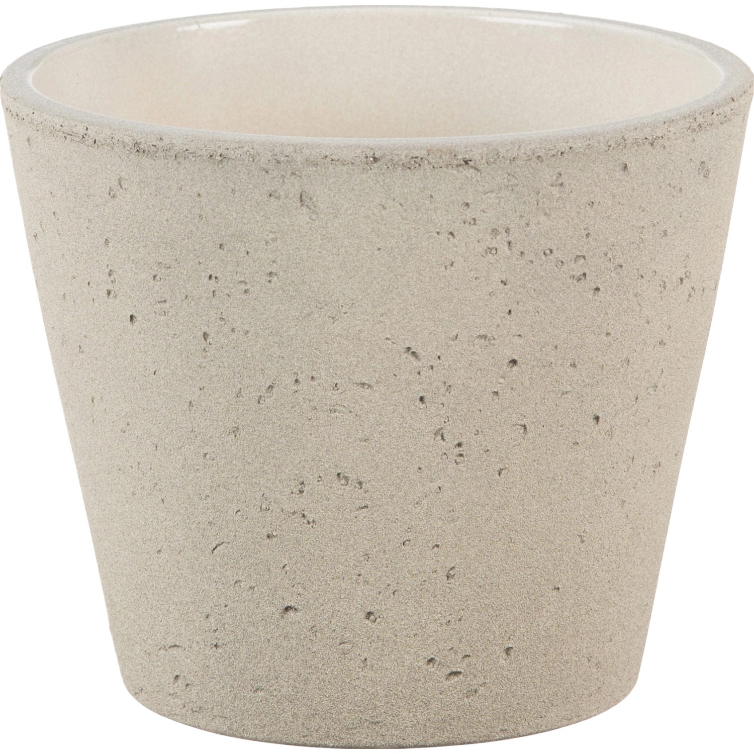 Scheurich Übertopf 701 Ø 13,1 cm Taupe Stone günstig online kaufen