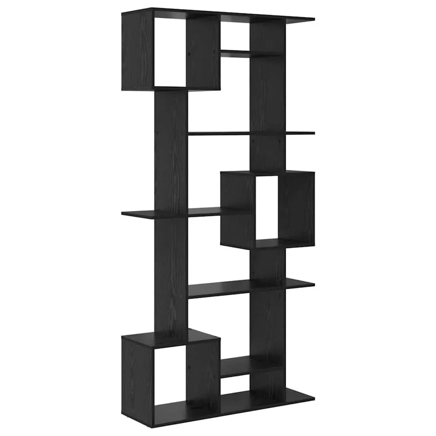 vidaXL Bücherregal Schwarz Eichen-Optik 92 x 29 x 188 cm Holzwerkstoff 3388 günstig online kaufen