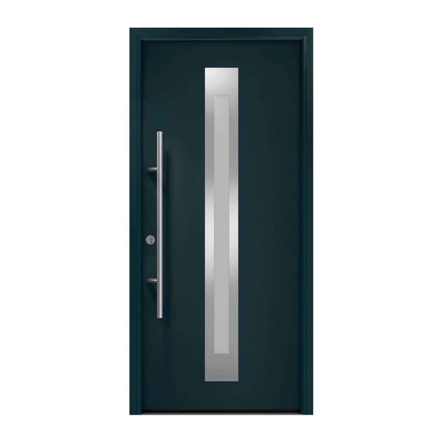 EcoStar Haustür Isopro Secur IPS 770S Anthrazitgrau 110 cm x 210 cm DIN L günstig online kaufen