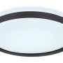 LED-Deckenleuchte Sonny, schwarz/weiß, Ø 39cm, dimmbar mit Fernbedienung.