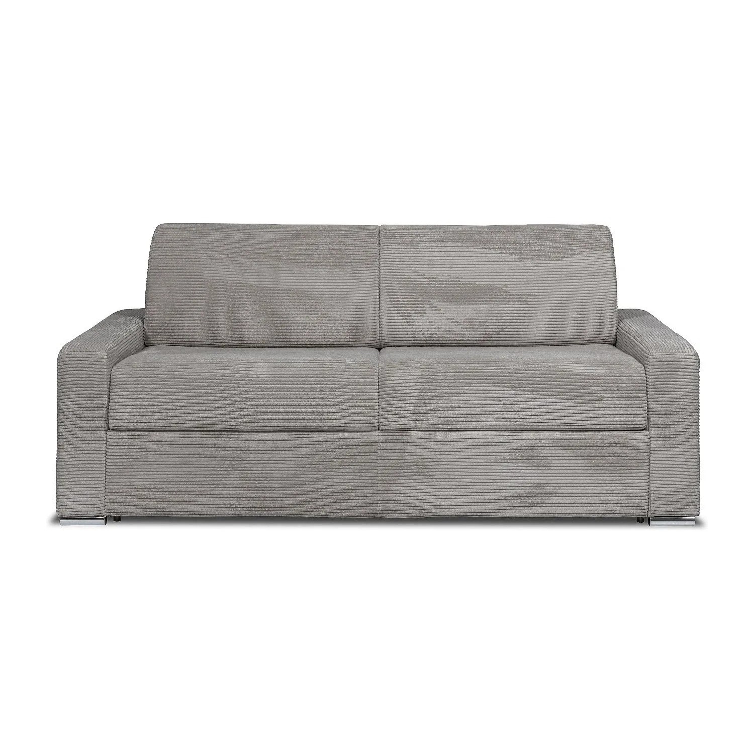 Vente-unique Schlafsofa Calito Hellgrau 216 cm