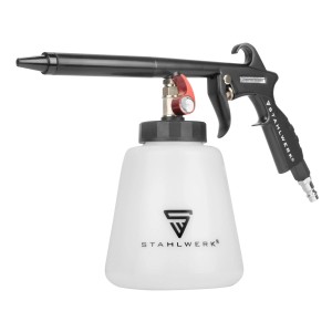 STAHLWERK Druckluft-Reinigungspistole RP-93 ST mit Behälter für Kompressoren.