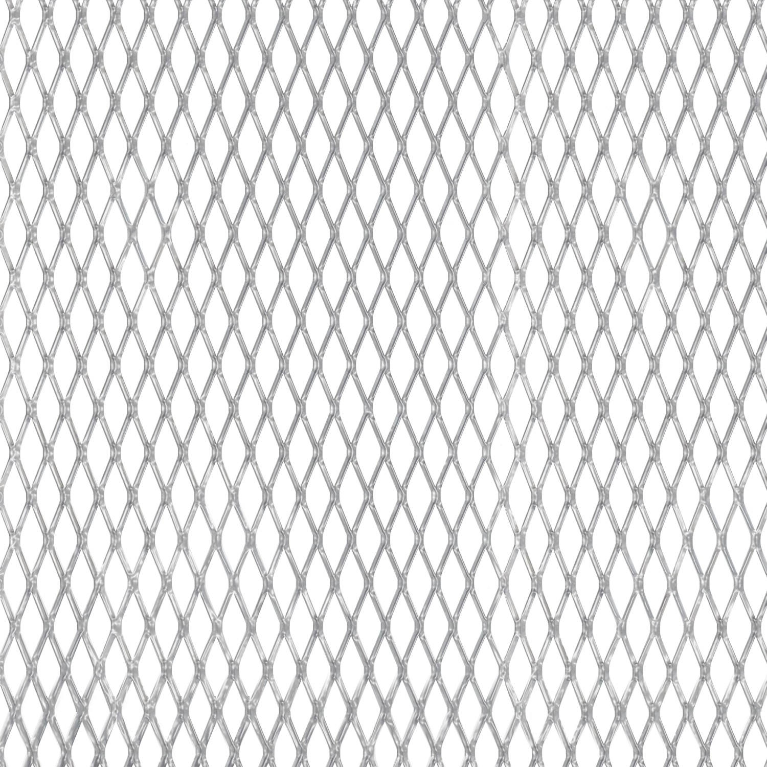 Streckmetallblech Alu Silber 300 mm x 1000 mm x 1,6 mm