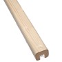 Balkonhandlauf aus Fichte mit Nut, 55x2500 mm, zur direkten Montage auf Balkonbrettern.
