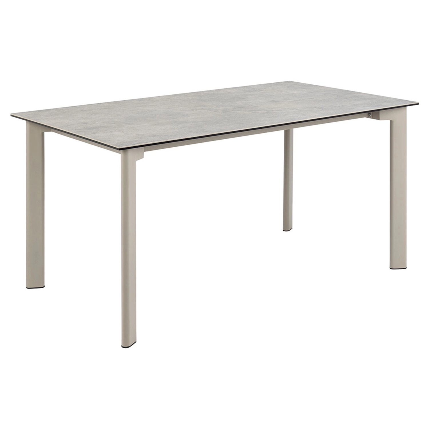 ebuy24 Palermo Esstisch 90x160cm Grau günstig online kaufen