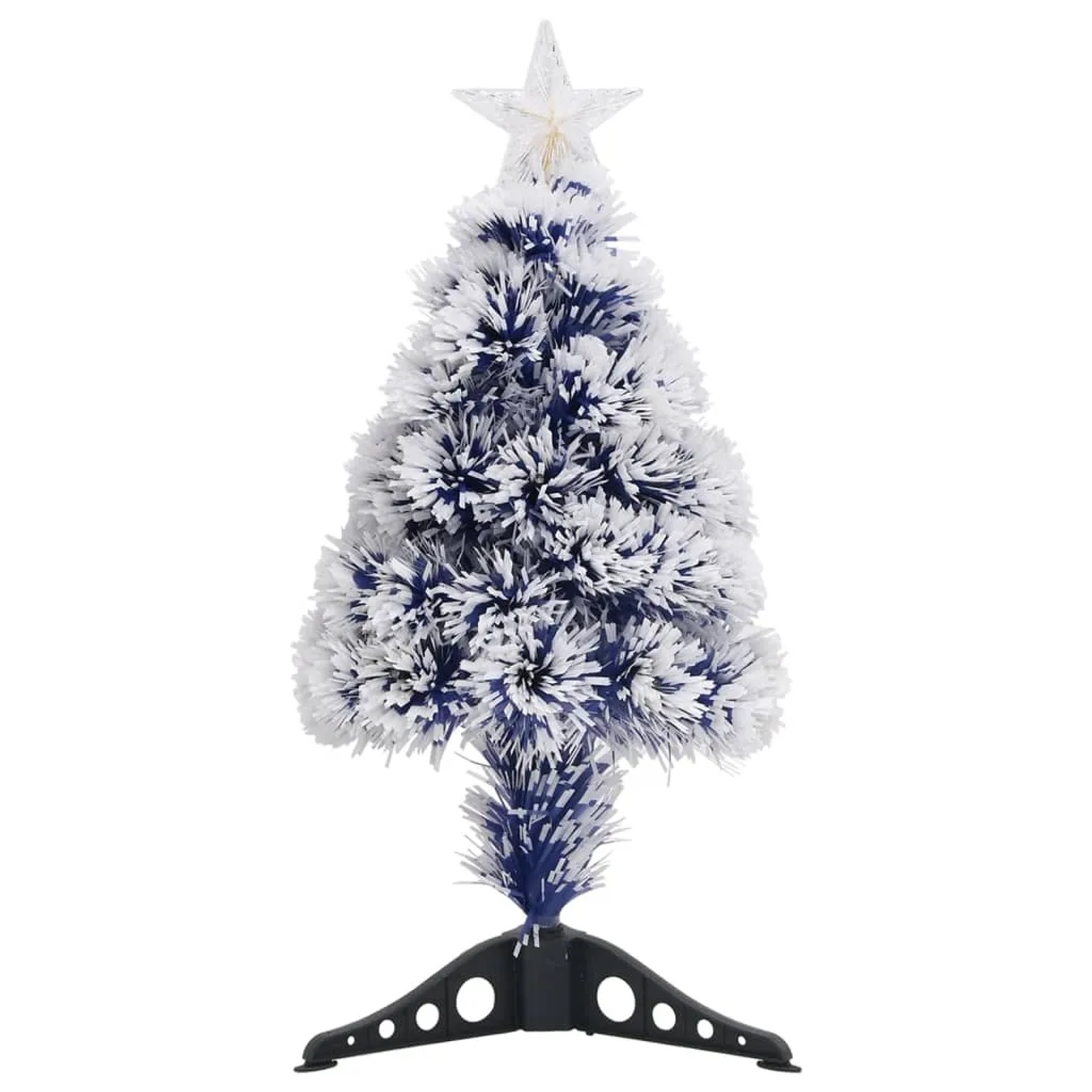 vidaXL Künstlicher Weihnachtsbaum mit Beleuchtung 64 cm Glasfaser 328454