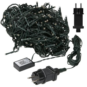 ECD Germany LED Lichterkette, 720 kaltweiße LEDs, 54m, für Weihnachten & Außenbereich.