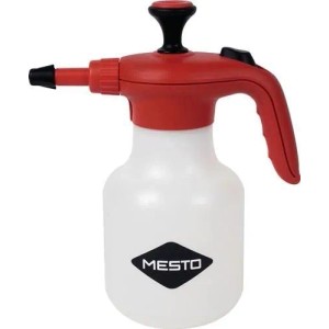 Mesto Drucksprüher UNIVERSAL PLUS 1,5 L, weiß-rot, mit verstellbarer Düse für Reinigung & Pflege.