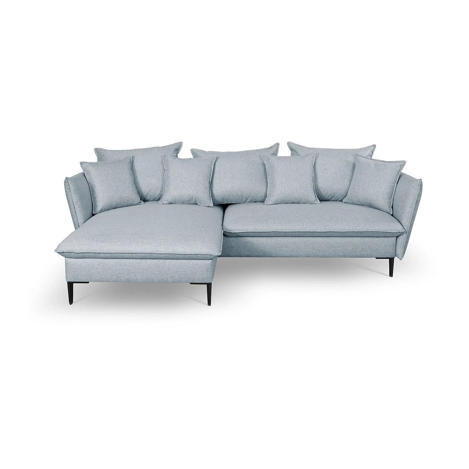 Vente-unique Schlafsofa Lazare Hellgrau 258 cm
