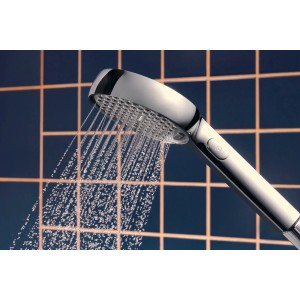 Hansgrohe Duschkopf Activera Select S 95 mm 2jet WaterBoost EcoSmart Chrom