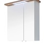Pelipal Spiegelschrank Quickset 923, weiß/Riviera Eiche, mit LED-Beleuchtung, Teil des Badmöbel-Sets.