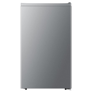 PKM Kühlschrank KS93ESI in Silber, kompakter Standkühlschrank für Single-Haushalte.