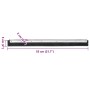 vidaXL Bodenabzieher 55x2x5 cm Stahl und Gummi 4008378_5
