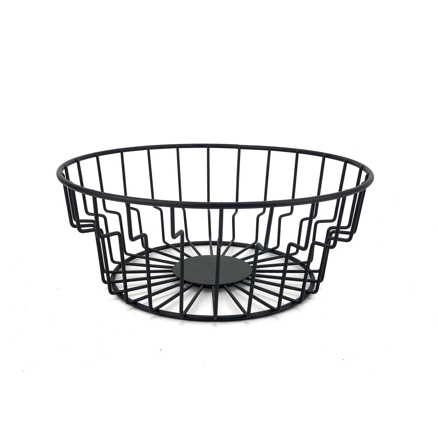 Mömax Obstschale Cage in Schwarz Ø ca.24cm