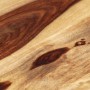 Detailansicht der Akazienholz-Tischplatte des vidaXL Couchtischs mit markanter Maserung.