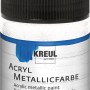 Kreul Acrylfarbe Metallic Perlmutt Weiß, 50ml Dose.