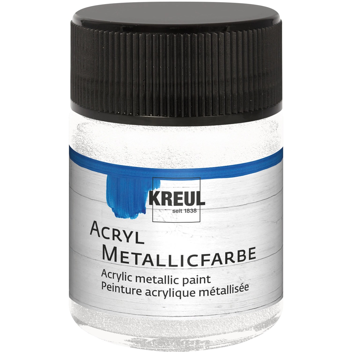 Kreul Acryl Farbe Metallic Perlmutt Weiß 50 ml
