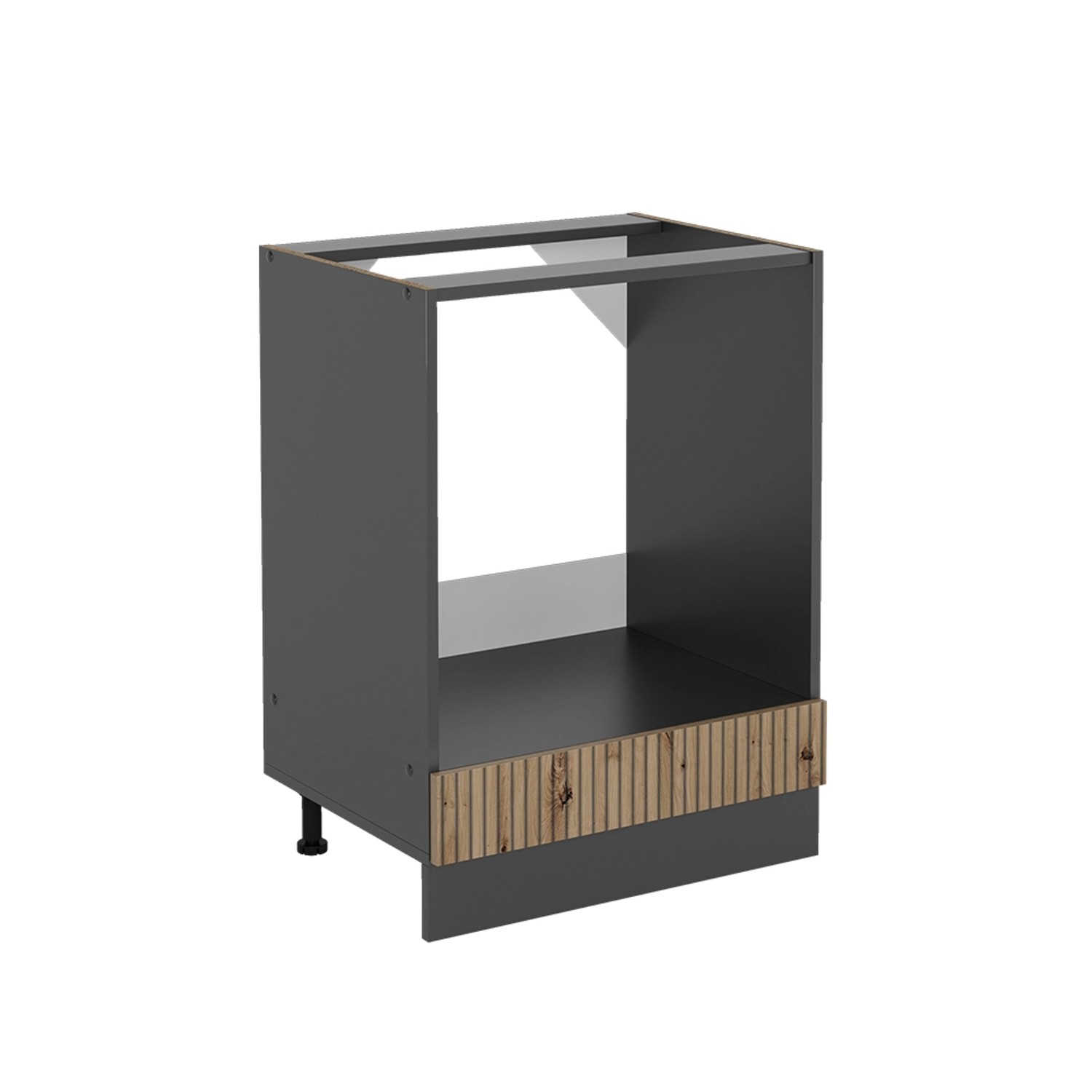 Vicco Herdumbauschrank R-Line Artisan-Eiche/Anthrazit 60 cm ohne Arbeitsplatte