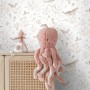 ESTAhome Vliestapete Unterwasserwelt in Beige für Kinderzimmer. Mit Walen, Haien und Korallen. Dekorative Wandgestaltung.