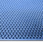 Hellblaue KARAT Hygienematte 120x700 cm für Barfußzonen, UV-beständig und rutschfest.