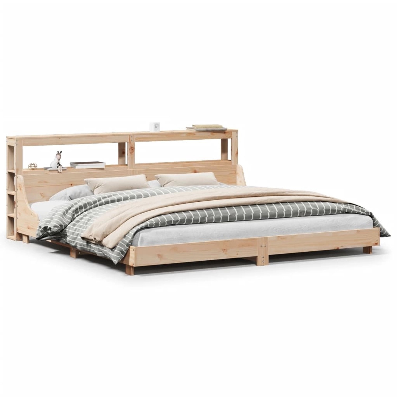 vidaXL Massivholzbett ohne Matratze 180x200 Kiefernholz 3306411 günstig online kaufen