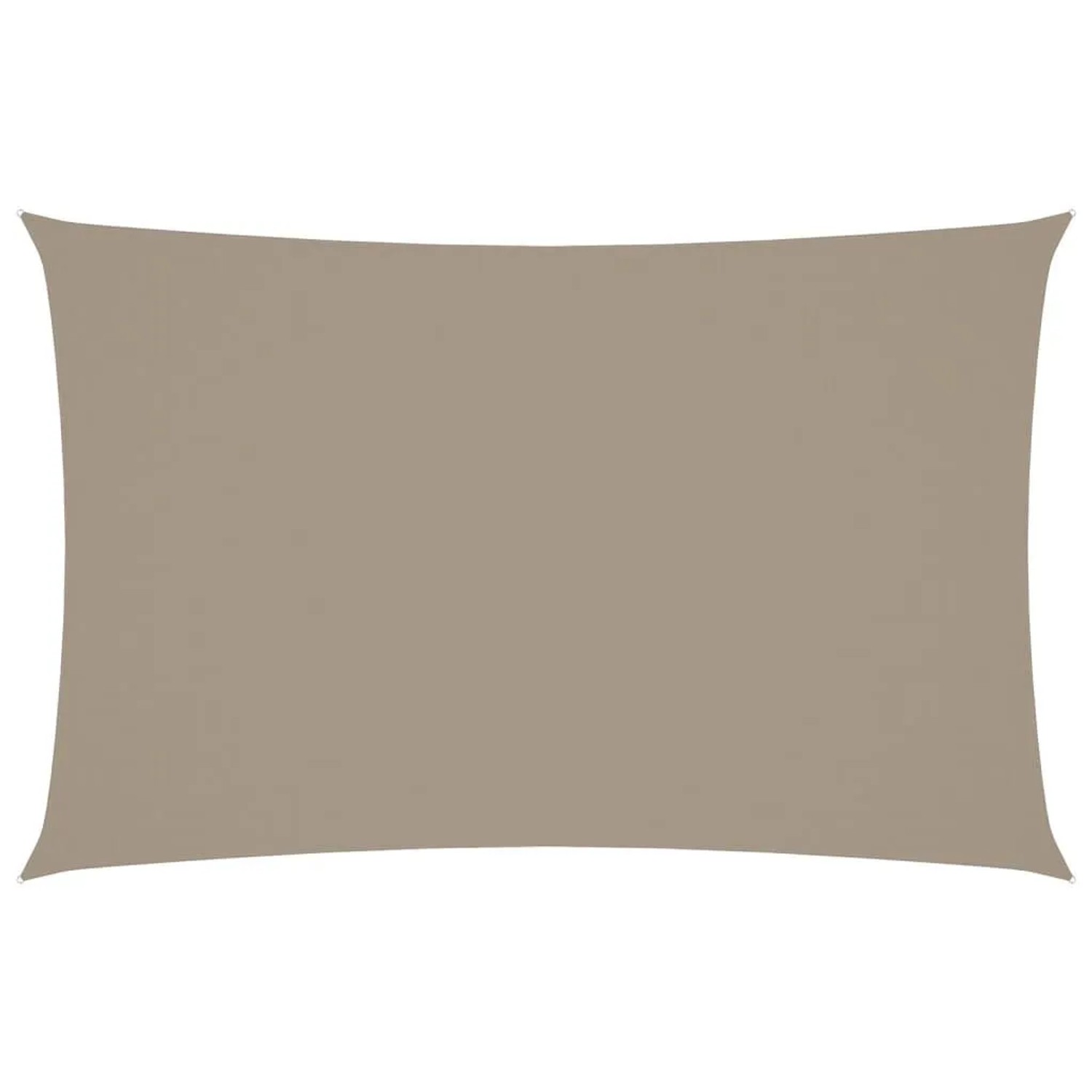 Furnicato Sonnensegel Oxford-gewebe Rechteckig 4x7 M Taupe