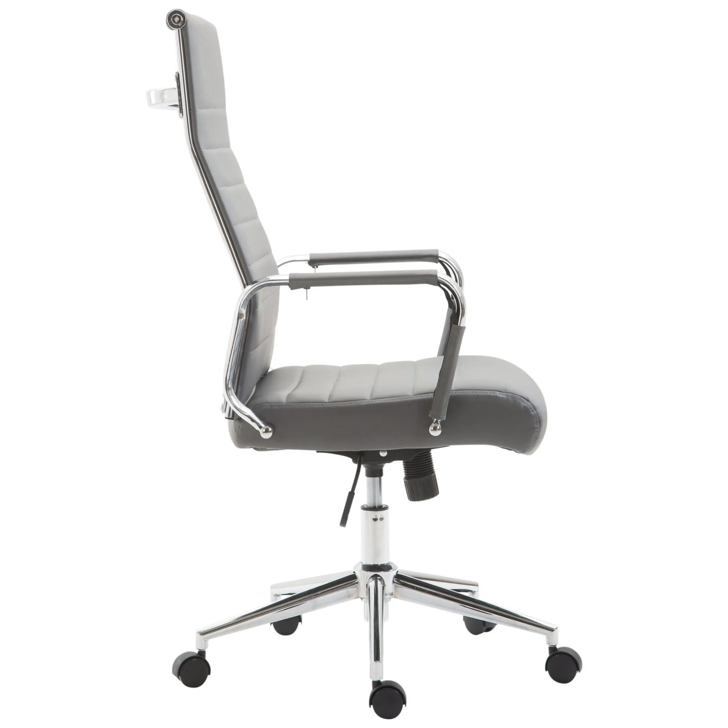 DELUKE Bürostuhl Ergonomisch SONOD Schreibtischstuhl Mit Rollen Höhenverstellbarer Drehstuhl Computerstuhl 135 Kg Grau_2