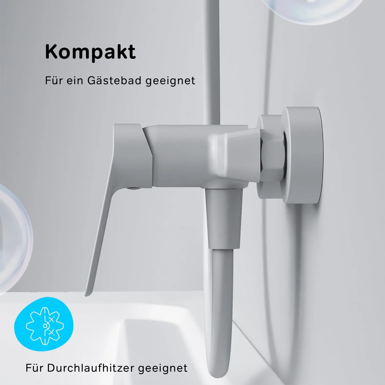 AM.PM Einhebel-Duscharmatur Gem Brausearmatur aus Messing 