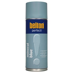 belton Buntlack Perfect Mineral Blue, seidenmatt, 400ml Dose.