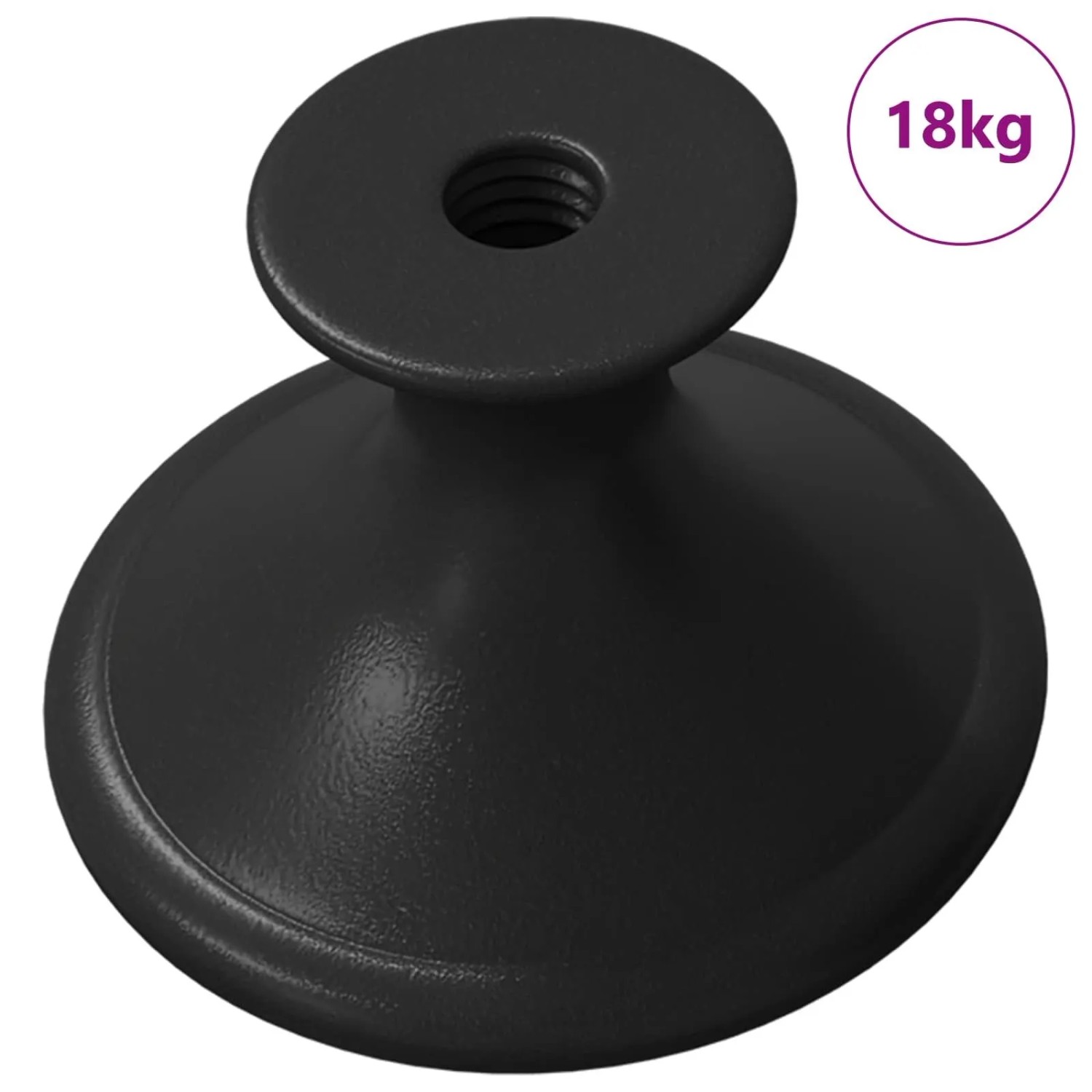 vidaXL Griff 1461 Stk Schwarz Ø30 mm Aluminium 864706