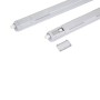 ENOVALITE LED Feuchtraumleuchte PRO, 120cm, mit Notlichtfunktion und geöffnetem Batteriefach.